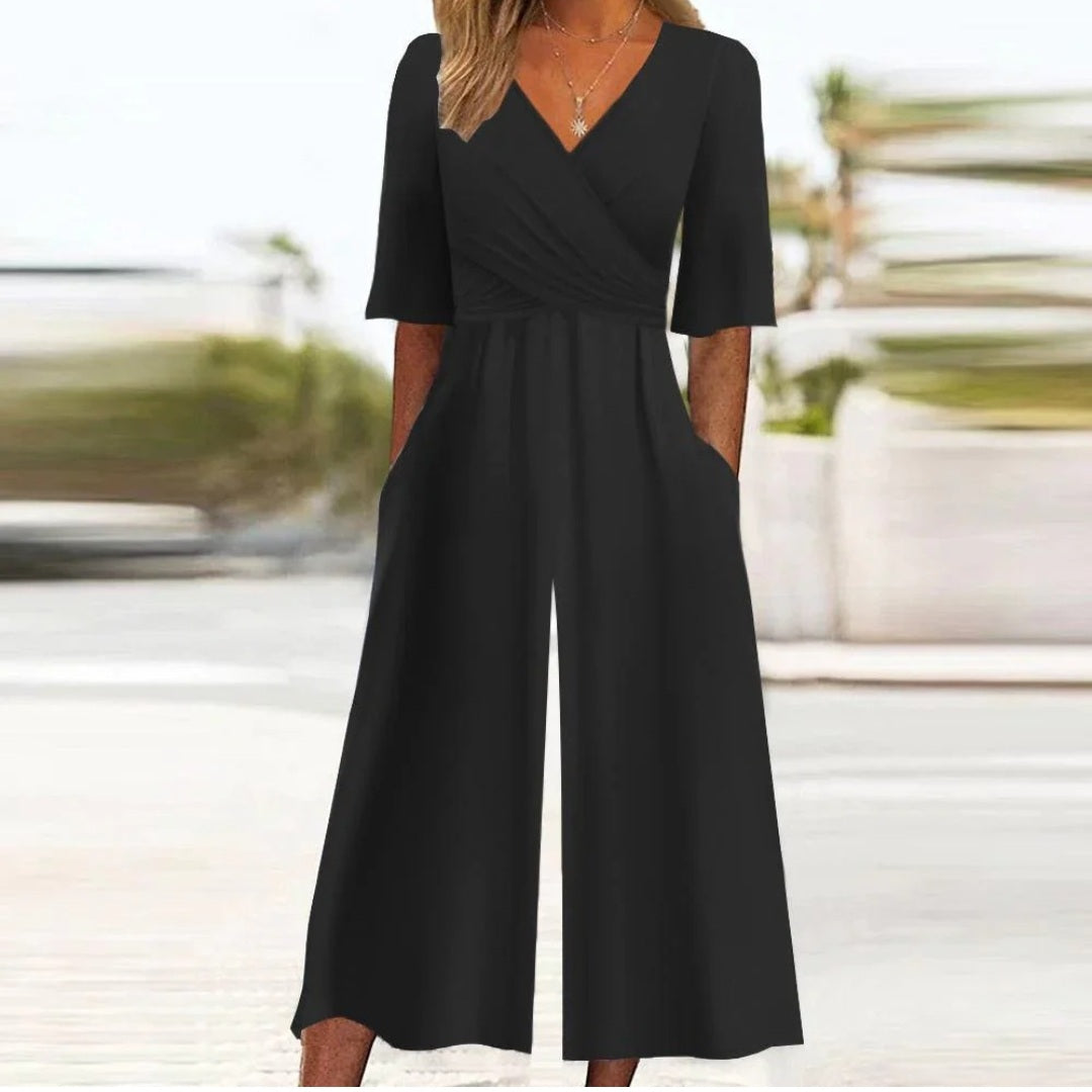 Drune | Cross Neck Jumpsuit Für Frauen
