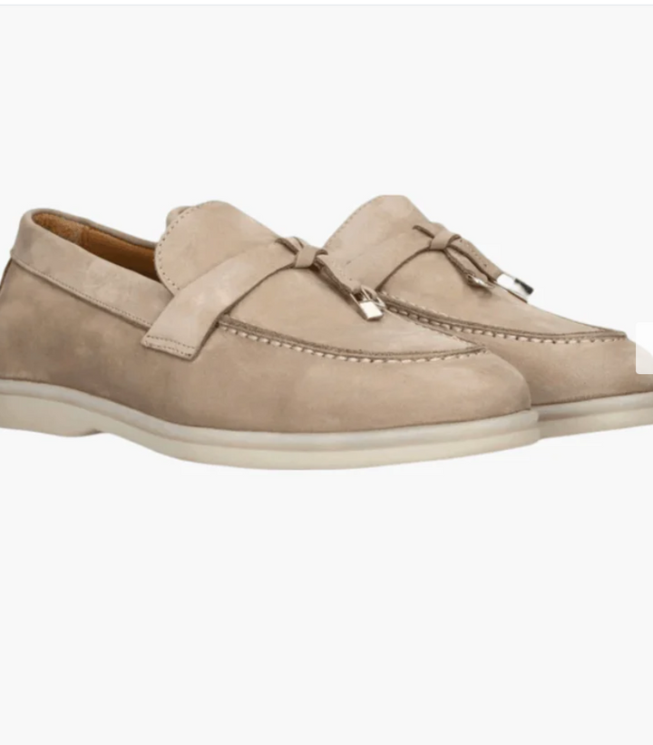 Damen Elegante Wildleder Loafer