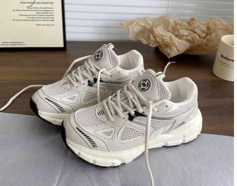 Drune | Mehrfarbige Mesh Sneaker Mit Dicker Sohle Für Damen