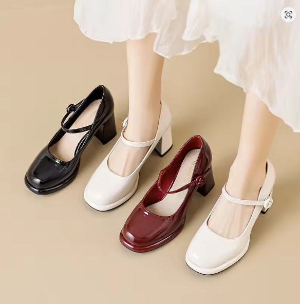 Drune | Stilvolle Wasserdichte Mary Jane Pumps