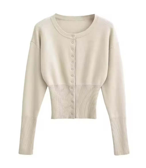 Drune | Hals Langarm Cardigan
