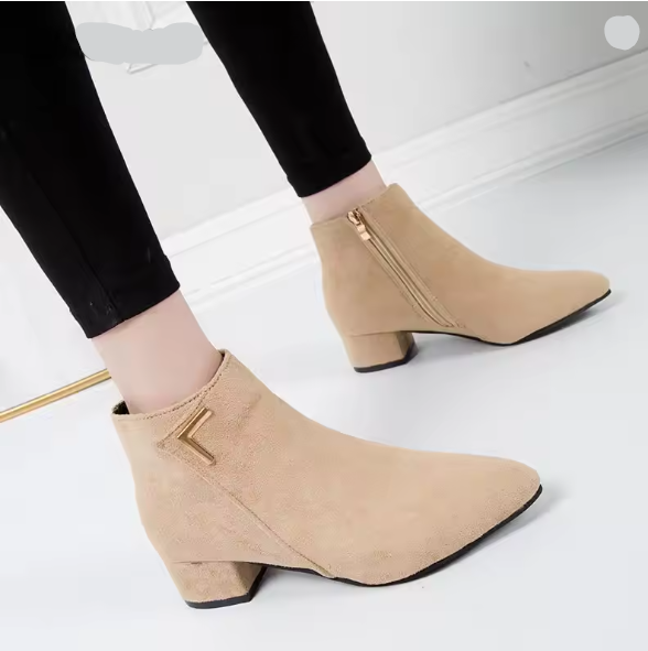 Drune | Stiefeletten Mit Spitzem Schuh Und Seitenreißverschluss Damen Stiefeletten