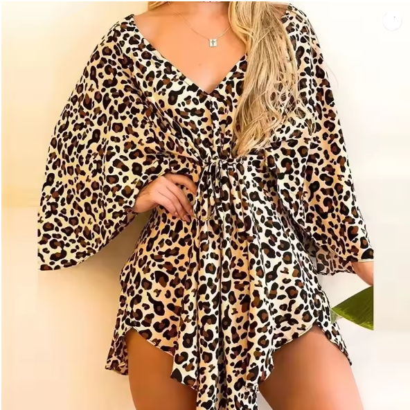 Drune | Elegance Leopard Jumpsuit
