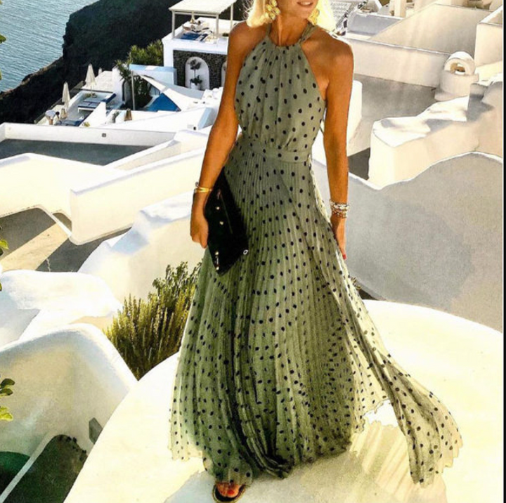 Drune | Boho Maxikleid Mit Neckholder