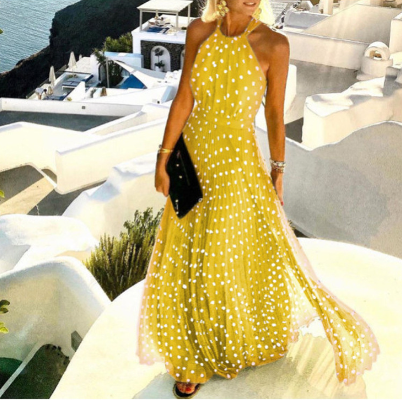 Drune | Boho Maxikleid Mit Neckholder