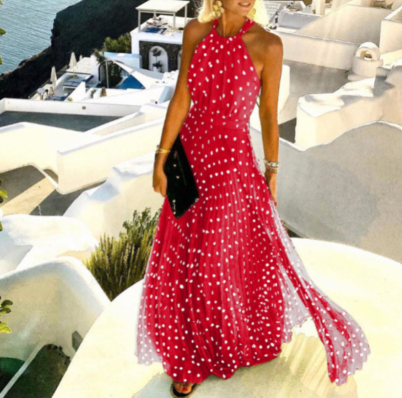 Drune | Boho Maxikleid Mit Neckholder