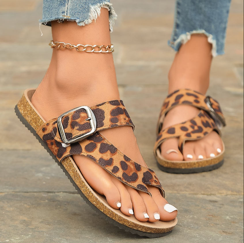 Drune | Sandalen Rom Stil Flip Flops Übergröße Flacher Absatz Niedrige Absätze