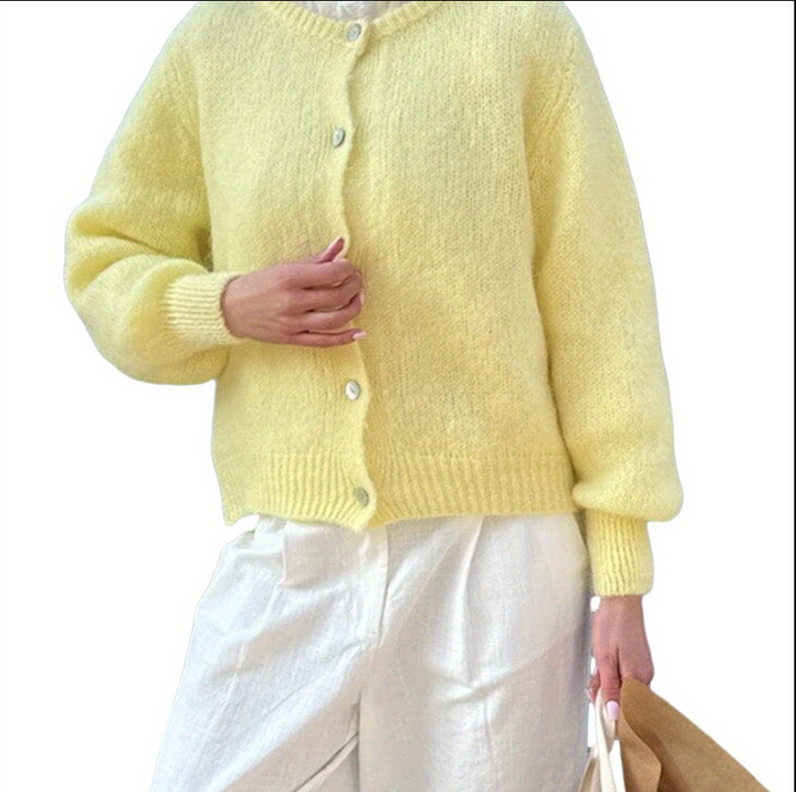 Drune | Strick Frauen Strickjacke Mit Knöpfen