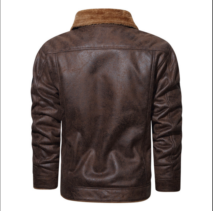 Drune | Leder Pilotenjacke mit Weicher Fütterung Marinus