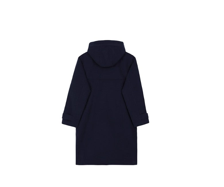 Damen Hochwertige Dufflecoat mit Kapuze und modernen Details Drune