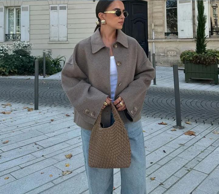 Damen Elegante und bequeme Kurzjacke Drune