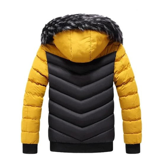 Drune | zweifarbige winterjacke für herren