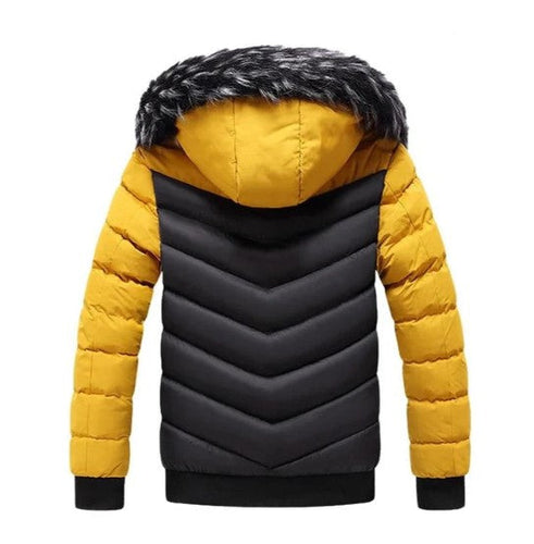 Drune | zweifarbige winterjacke für herren