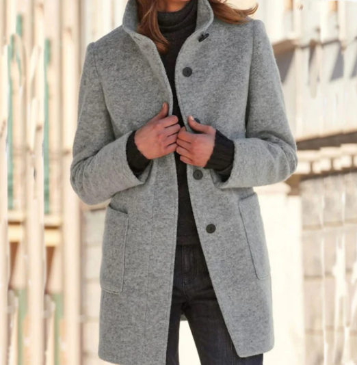 Drune | Stilvoller & Eleganter Button-Down-Mantel