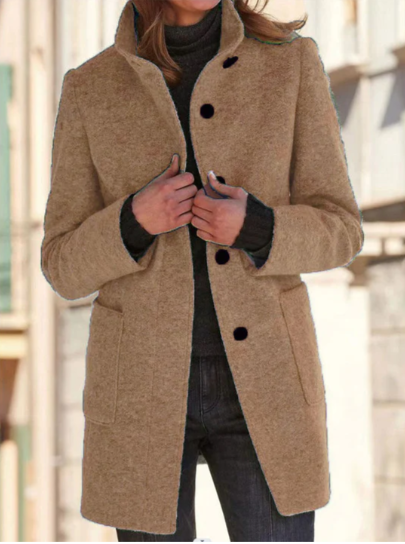 Drune | Stilvoller & Eleganter Button-Down-Mantel