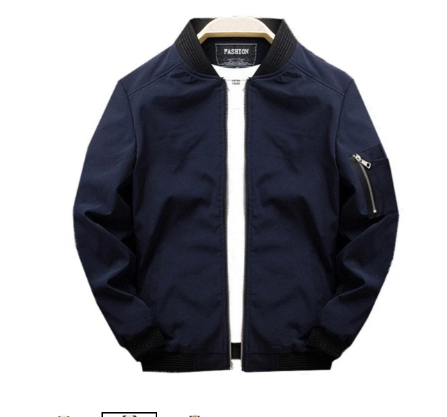Drune | herren-ubergangsjacke mit reißverschluss am armel