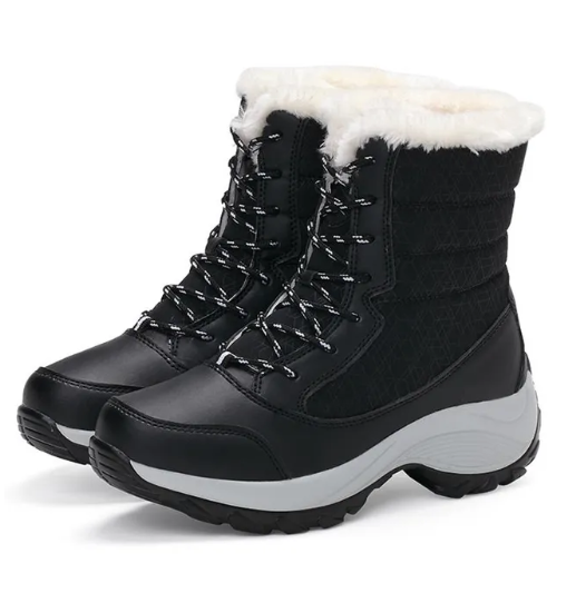 Drune | Damen Winterstiefel mit warmem Innenfutter – Rutschfeste Schneestiefel für Outdoor & Alltag