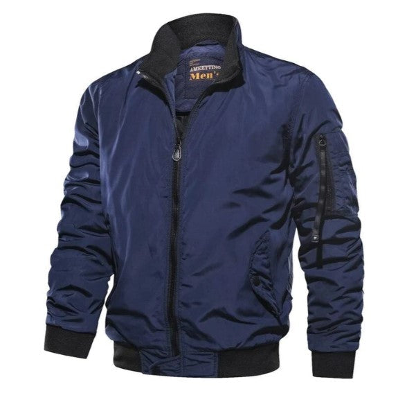 Drune | herren-ubergangsjacke mit einer tasche am armel