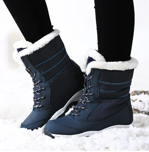 Drune | Damen Winterstiefel mit warmem Innenfutter – Rutschfeste Schneestiefel für Outdoor & Alltag