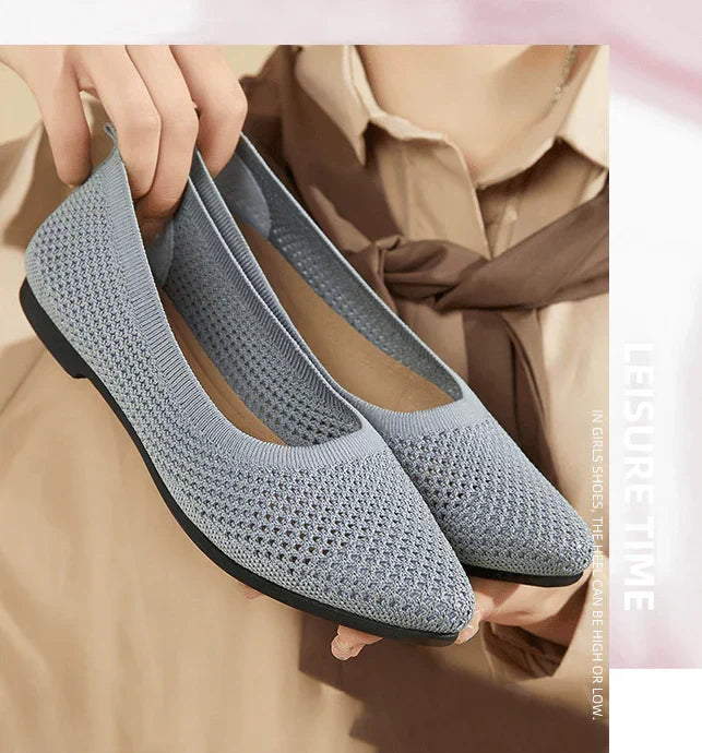 Drune - graue orthopädische ballerinas