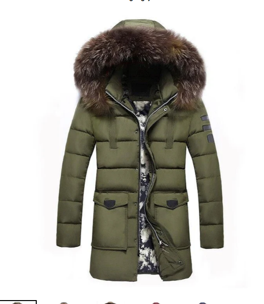 Drune | herren ubergangsjacke mit fell