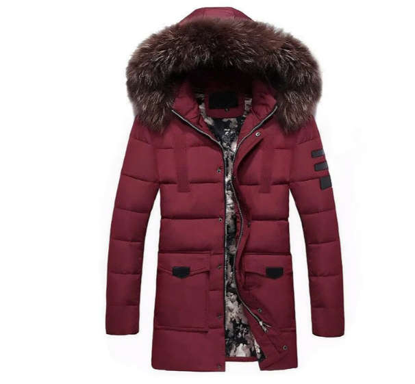 Drune | herren ubergangsjacke mit fell