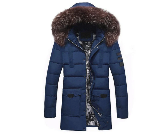 Drune | herren ubergangsjacke mit fell