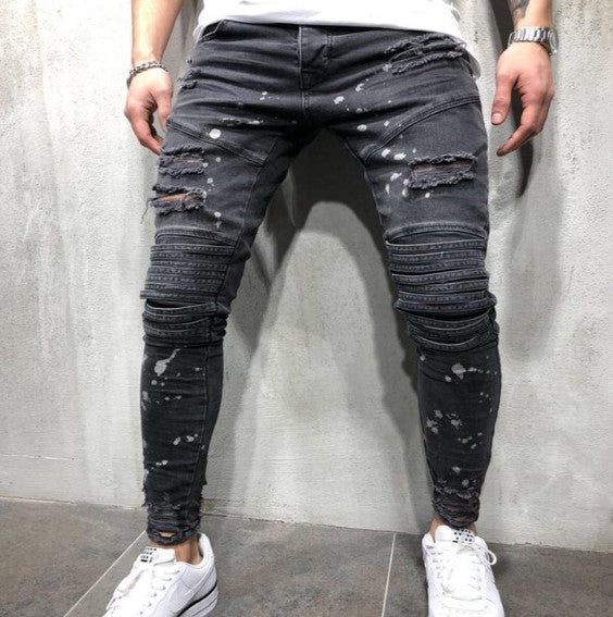 Drune | zerrissene jeans für herren