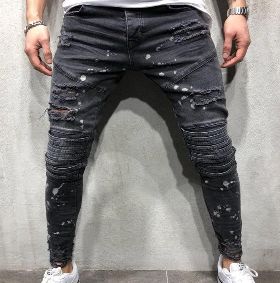 Drune | zerrissene jeans für herren