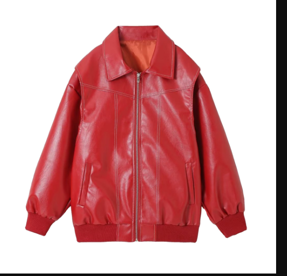 Drune | Oversized Lederjacke für Damen | Trendy und Bequem