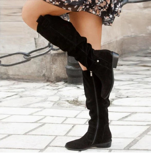 Drune | kniehohe stiefel im modernen stil