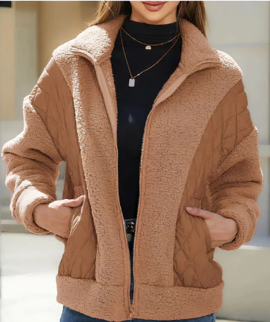Drune | Jacke für Damen mit Reibverschluss und Gesteppten Details