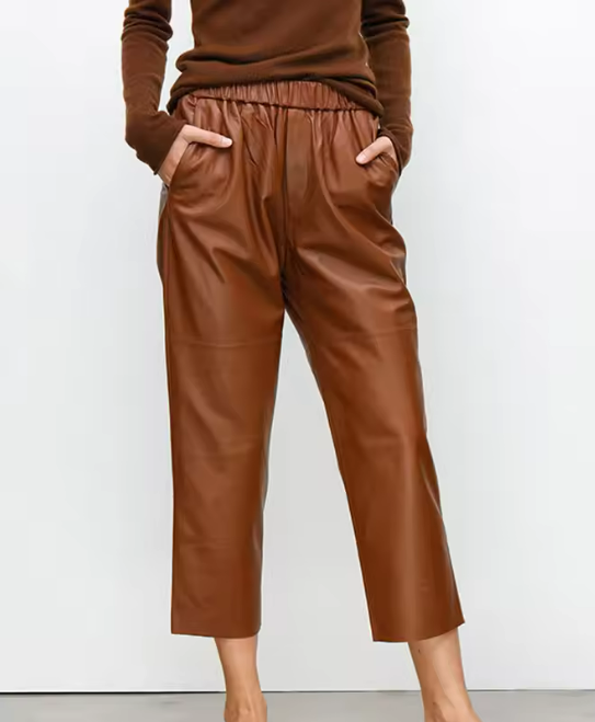 Drune | Dash Petal Taille Tasche Faux Leder Hosen