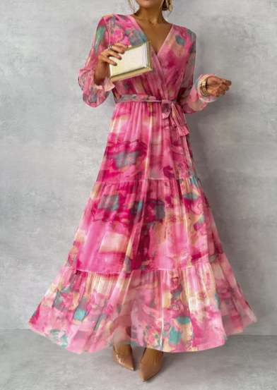 Drune | Maxikleid Im Aquarell-Look, Ein Sommerlicher Traum