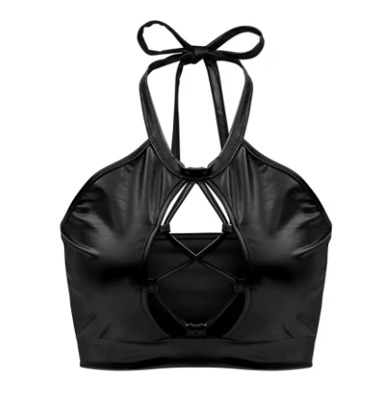 Damen Sport-Bikini-Oberteil mit einzigartigen Schnittdetails und schimmerndem Finish Drune