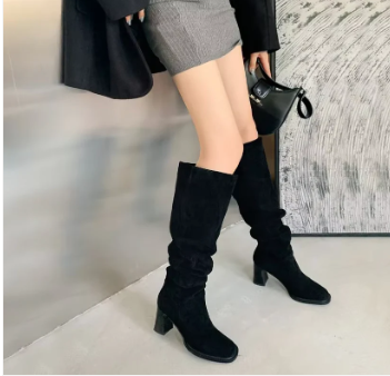 Drune | stiefel mit hohem absatz