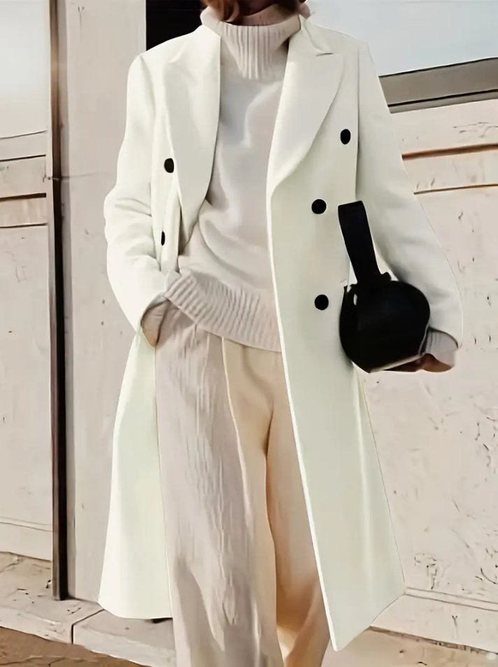 Drune | Zweireihige Jacke mit Kapuze