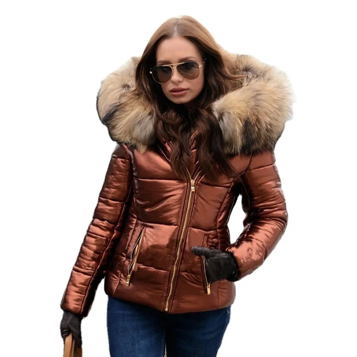 Drune | Eleganter Wintermantel mit Synthetischer Fell
