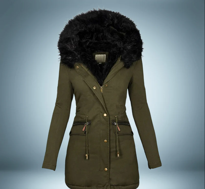 Drune | Parka mit Pelzkragen
