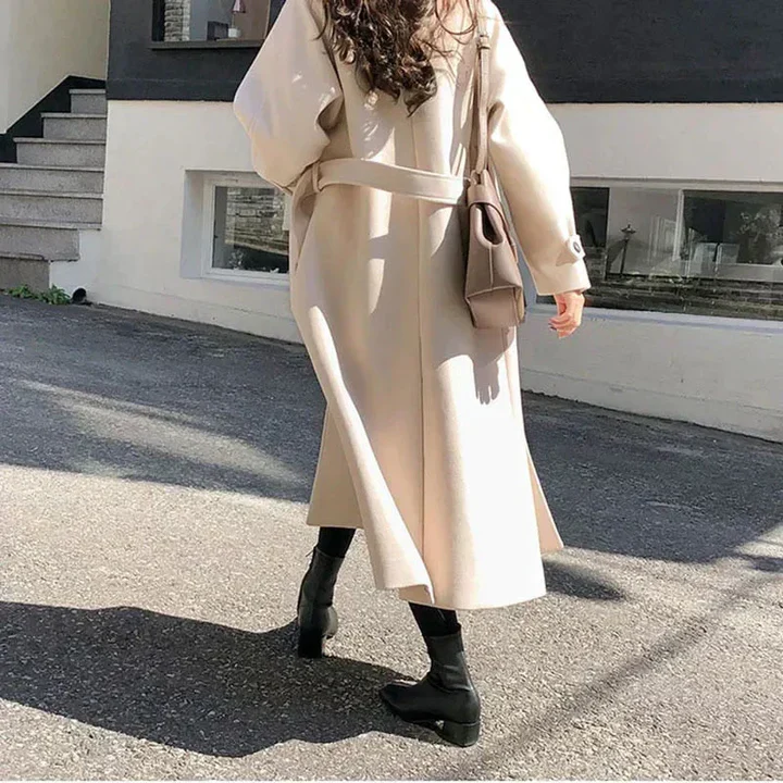 Drune | Eleganter Wintermantel für Damen, Lang und Warm
