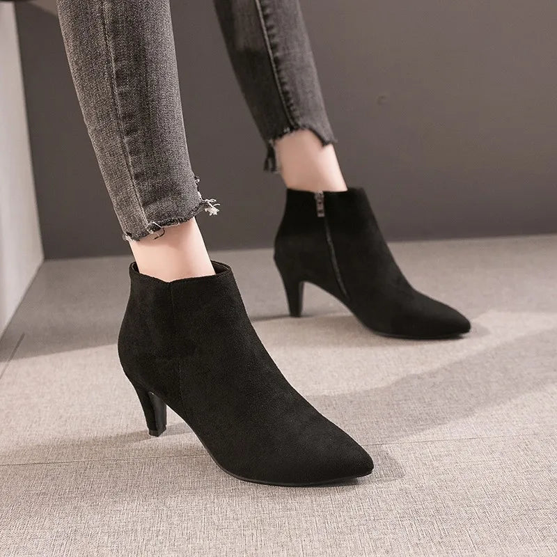 Drune | Ankle Boots Damen – stilvolle Absatzstiefeletten