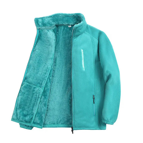 Drune | Fleece Zip-Up Cardigan - NORDIC