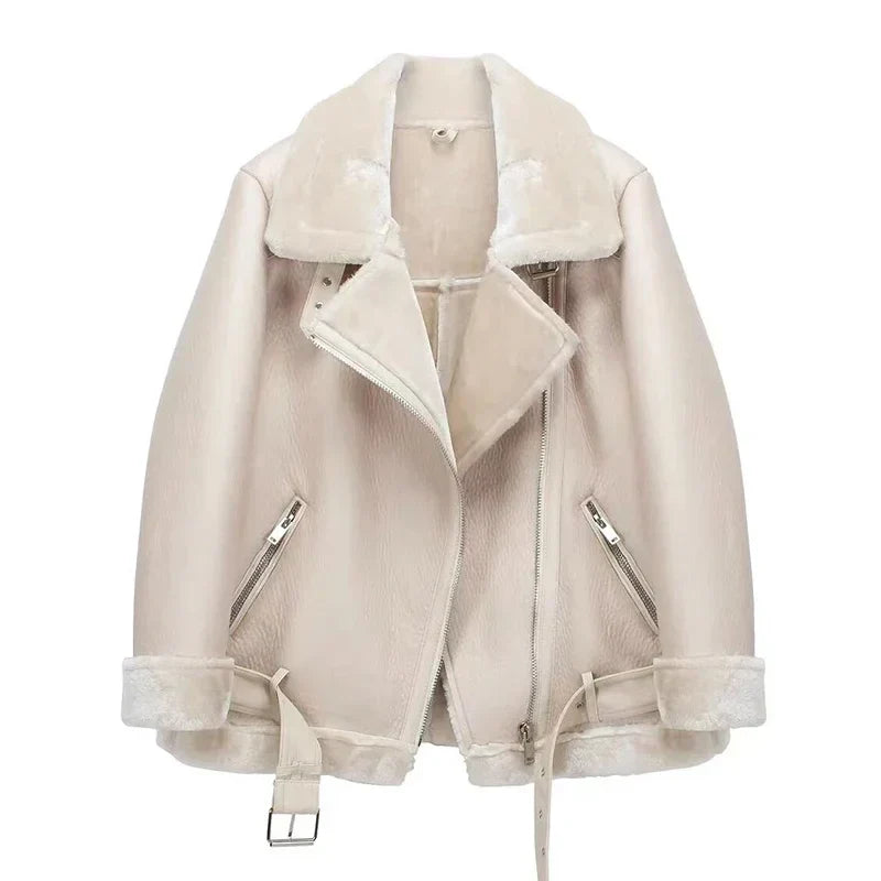 Drune - Dicke Faux-Lederjacke