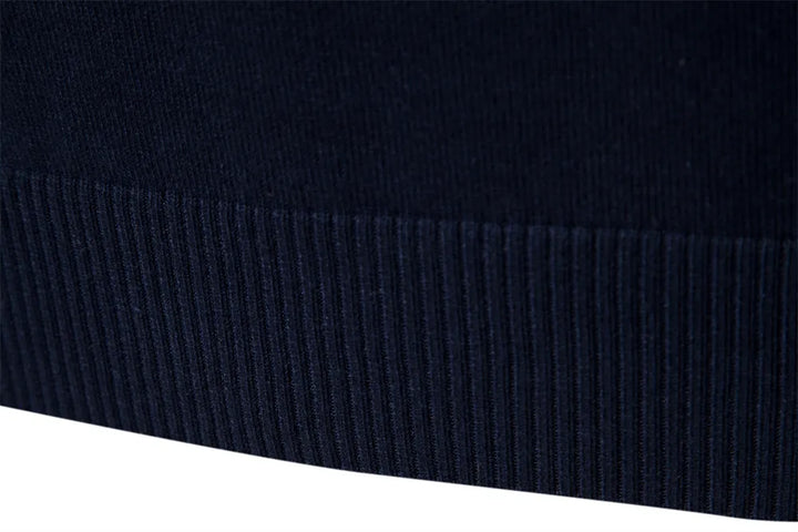 Drune | Strickpullover mit Viertelreißverschluss - Eleganter Feinstrick für Business & Freizeit