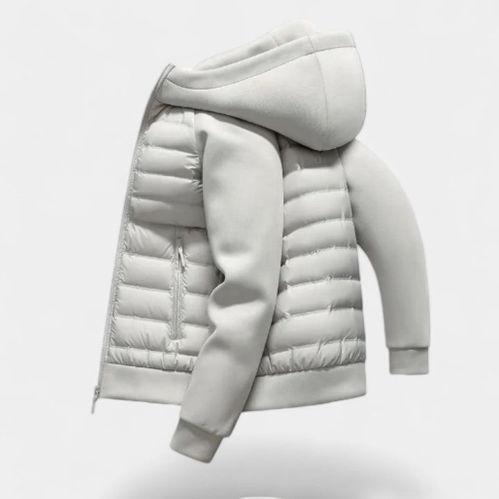 Drune | Modehaus - Leichte Daunenjacke - Softshell-Pufferjacke mit Kapuze