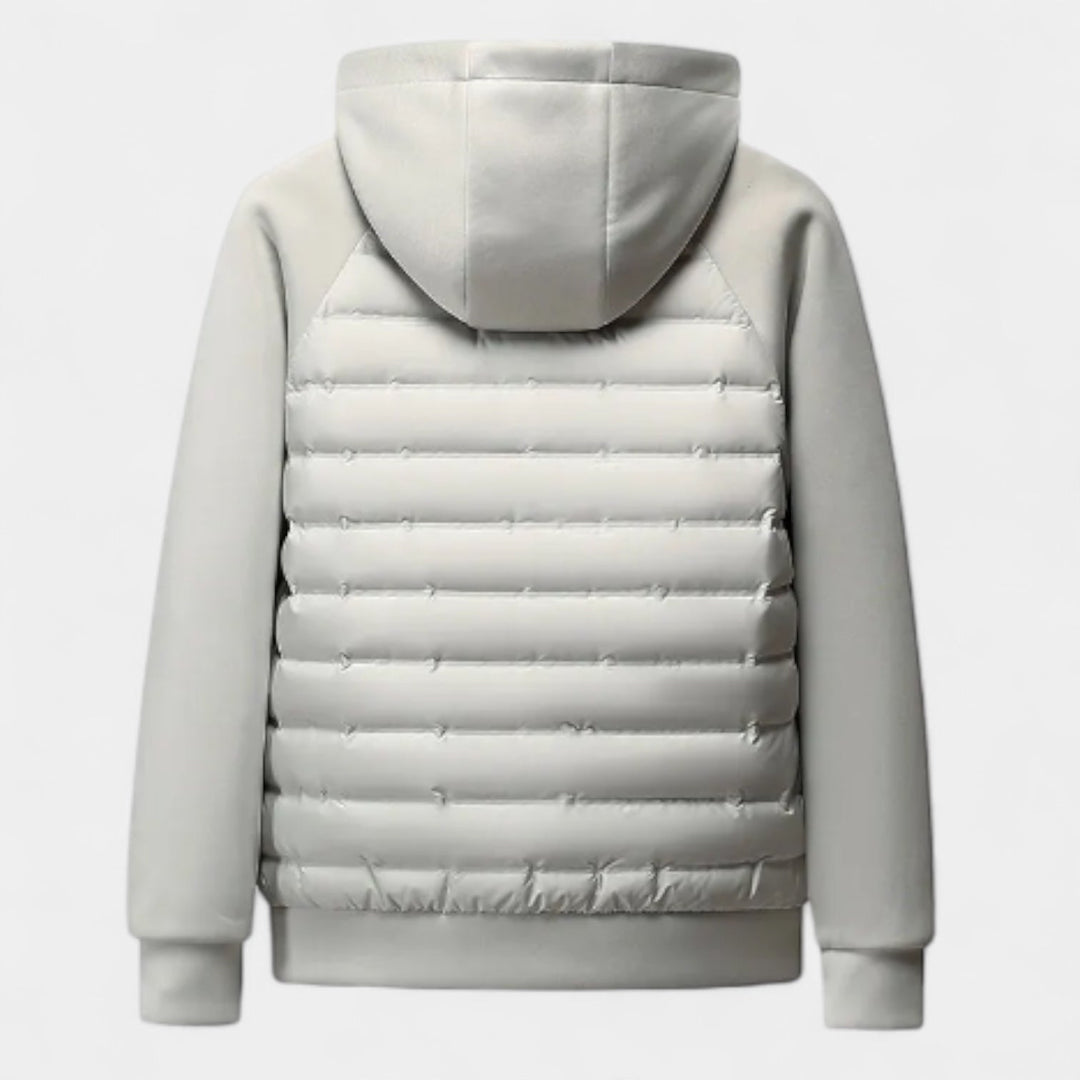 Drune | Modehaus - Leichte Daunenjacke - Softshell-Pufferjacke mit Kapuze