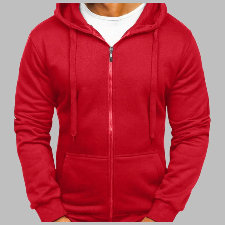 Drune | Bequeme Herren Kapuzenpulli Mit Reißverschluss Für Den Täglichen Gebrauch