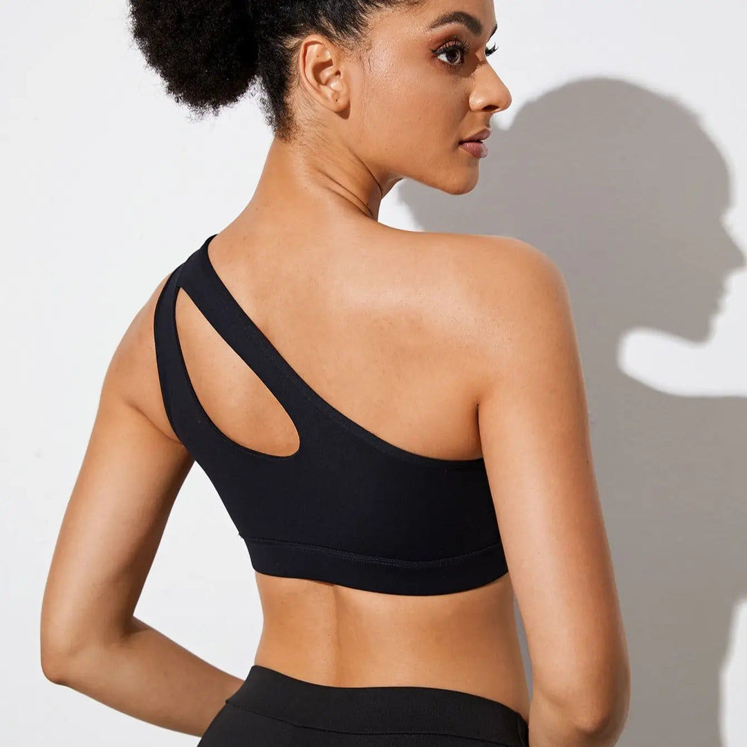 Drune | Einseitiger Push up Stoßfester Sport Bh Für Frauen