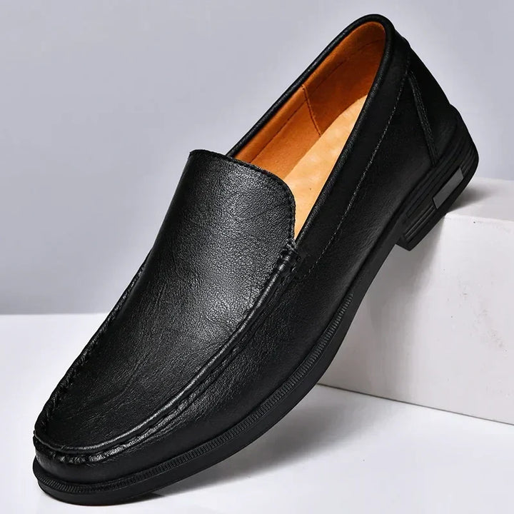 Drune | Stilvolle Slip on Büro Leder Männer Schuhe