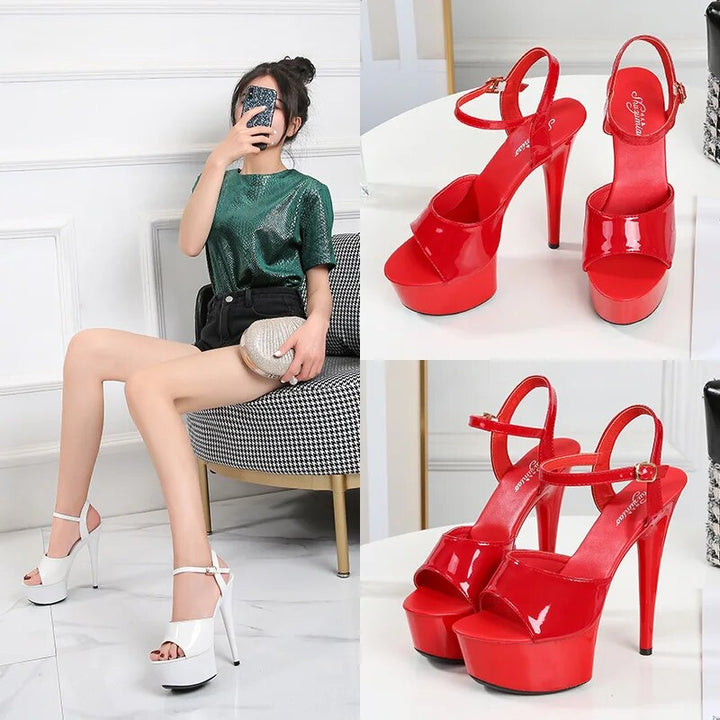 Drune | Linger Like A Tattoo Kiss Pump Sandalen
